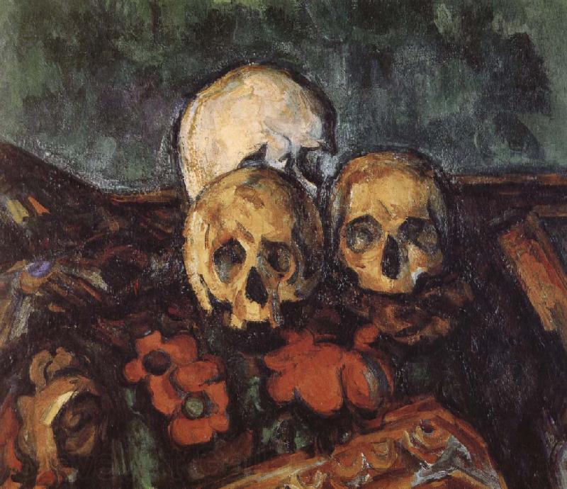 Paul Cezanne carpet three skull Spain oil painting art